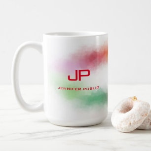 Mug Couleurs arc-en-ciel monochrome Abstrait coloré