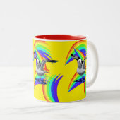 Mug Couleurs Colorées Mouette (Devant droit)