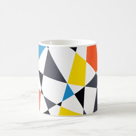 Mug Couleurs, cool, tendances, formes géométriques mod (Centre)