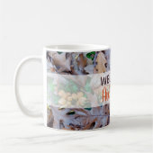 Mug Couleurs d'automne avec feuillage brun feuille tom (Gauche)