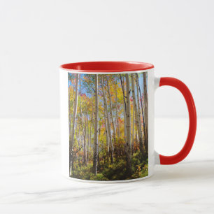 Mug Couleurs d'automne des arbres d'Aspen 5