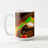 Mug Couleurs d'automne personnalisées Abstrait pour la (Gauche)