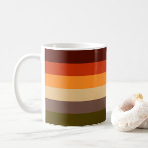 Mug Couleurs d'automne - Rouge Orange Jaune Tan Vert B