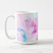 Mug Couleurs de barbe à papa aquarelle Glam (Gauche)