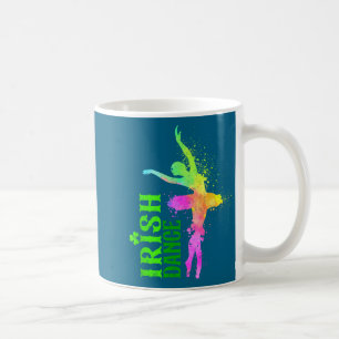 Mug Couleurs de danse irlandaise Bonne fête de la Sain