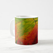 Mug Couleurs de la feuille d'érable Automne Photograph (Devant gauche)