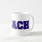Mug Couleurs de l'école COACH Mug, bleu-noir (Devant droit)