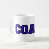 Mug Couleurs de l'école COACH Mug, bleu-noir (Devant gauche)