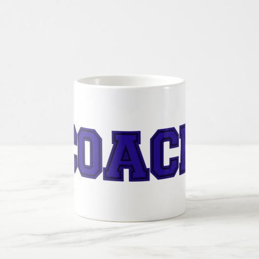 Mug Couleurs de l'école COACH Mug, bleu-noir (Centre)