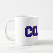 Mug Couleurs de l'école COACH Mug, Blue-Gold (Gauche)