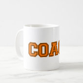 Mug Couleurs de l'école COACH Mug, orange-noir (Devant gauche)