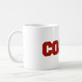 Mug Couleurs de l'école COACH Mug, Rouge-Or (Gauche)