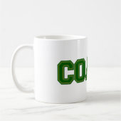 Mug Couleurs de l'école COACH Mug, vert-or (Gauche)