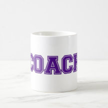 Couleurs de l'école COACH Mug, violet blanc