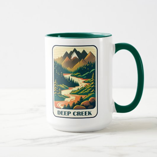 Mug Couleurs de l'Idaho de Deep Creek (Droite)