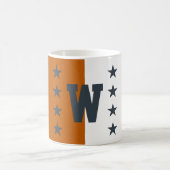 Mug Couleurs de l'université Orange brûlé, Gris foncé (Centre)