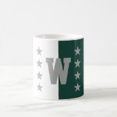 Mug Couleurs de l'université Vert Chasseur et Blanc (Centre)