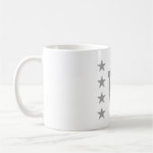 Mug Couleurs de l'université Vert Chasseur et Blanc (Gauche)