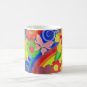 Mug Couleurs De Puissance Fleur (Centre)