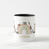 Mug Couleurs de terre Arc-en-ciel Animaux de la jungle (Centre)