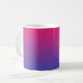 Mug Couleurs dégradées rose et violet (Devant gauche)