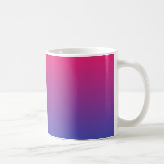 Mug Couleurs dégradées rose et violet (Droite)