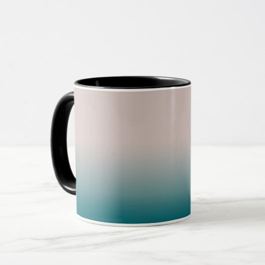 Mug Couleurs d'été en pente douce mode couleur simple (Devant gauche)