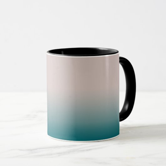Mug Couleurs d'été en pente douce mode couleur simple (Devant droit)