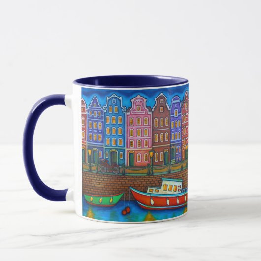 Mug Couleurs du boug d'Amsterdam par Lisa Lorenz (Gauche)
