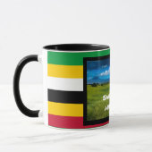 Mug Couleurs du drapeau de Saint-Kitts (Gauche)