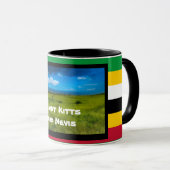 Mug Couleurs du drapeau de Saint-Kitts (Devant droit)