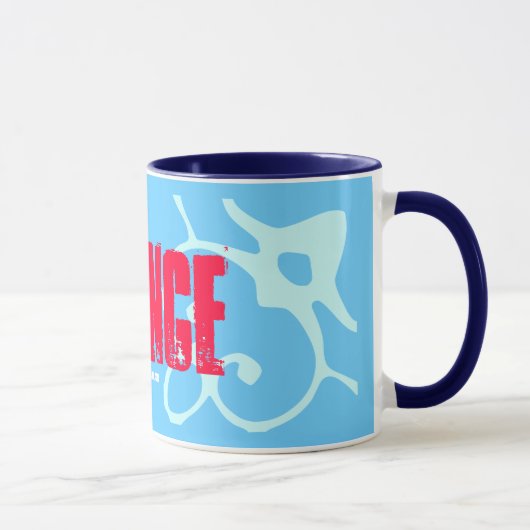 Mug Couleurs du drapeau français Rouge Blanc Bleu (Droite)