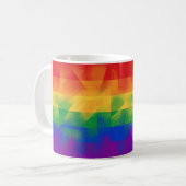 Mug Couleurs du drapeau LGBT (Devant gauche)