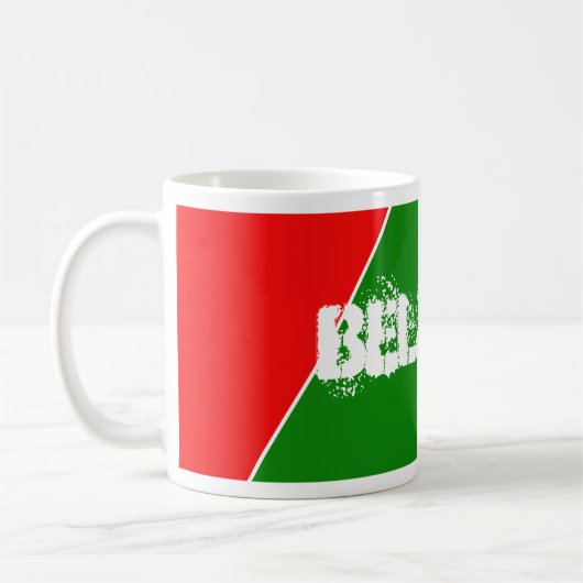 Mug Couleurs du drapeau national biélorusse (Gauche)