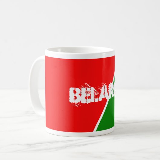 Mug Couleurs du drapeau national biélorusse (Devant gauche)