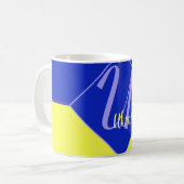 Mug Couleurs du drapeau ukrainien (Devant gauche)