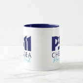 Mug Couleurs entièrement personnalisables du logo PS11 (Centre)