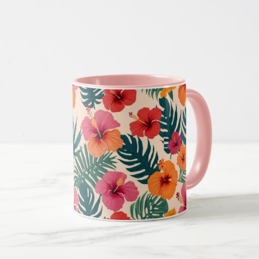 MUG COULEURS ET FLEURS (Devant droit)