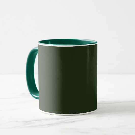 Mug Couleurs foncé vert foncé (Devant gauche)