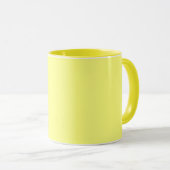 Mug Couleurs Jaune Soleil (Devant droit)