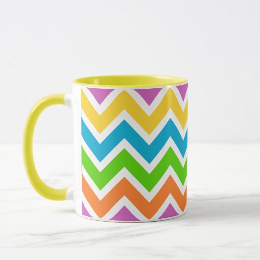 Mug Couleurs lumineuses Chevron (Gauche)