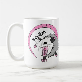 Mug Couleurs lumineuses d'opossum criard