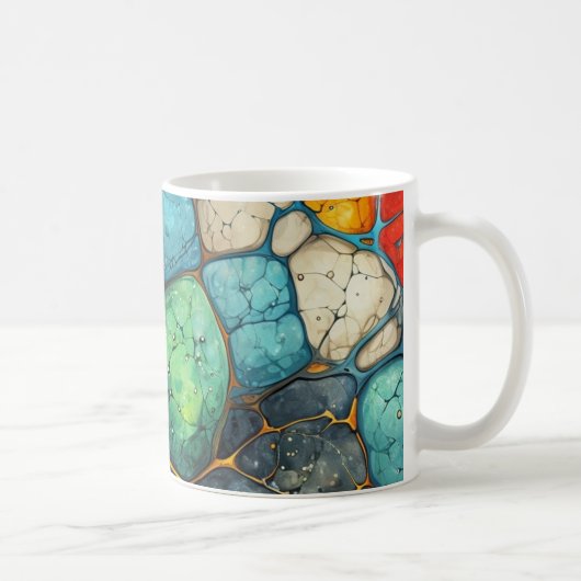 Mug couleurs marbrées (Droite)