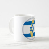 Mug Couleurs Nationales D'Israël (Devant gauche)