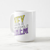 Mug Couleurs non binaires Ils Elles (Devant gauche)
