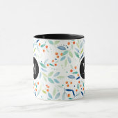 Mug Couleurs Pastel Délicat Motif Floral (Centre)