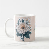 Mug Couleurs Pastel Floral Cute personnalisables (Gauche)