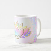 Mug couleurs pastel lotus (Devant droit)