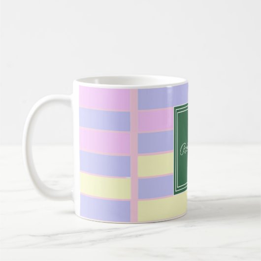 Mug Couleurs pastel modernes (Gauche)