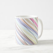 Mug Couleurs pastel ondulées (Devant droit)